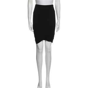 T by Alexander Wang knee-length skirt - BLACK - SMALL